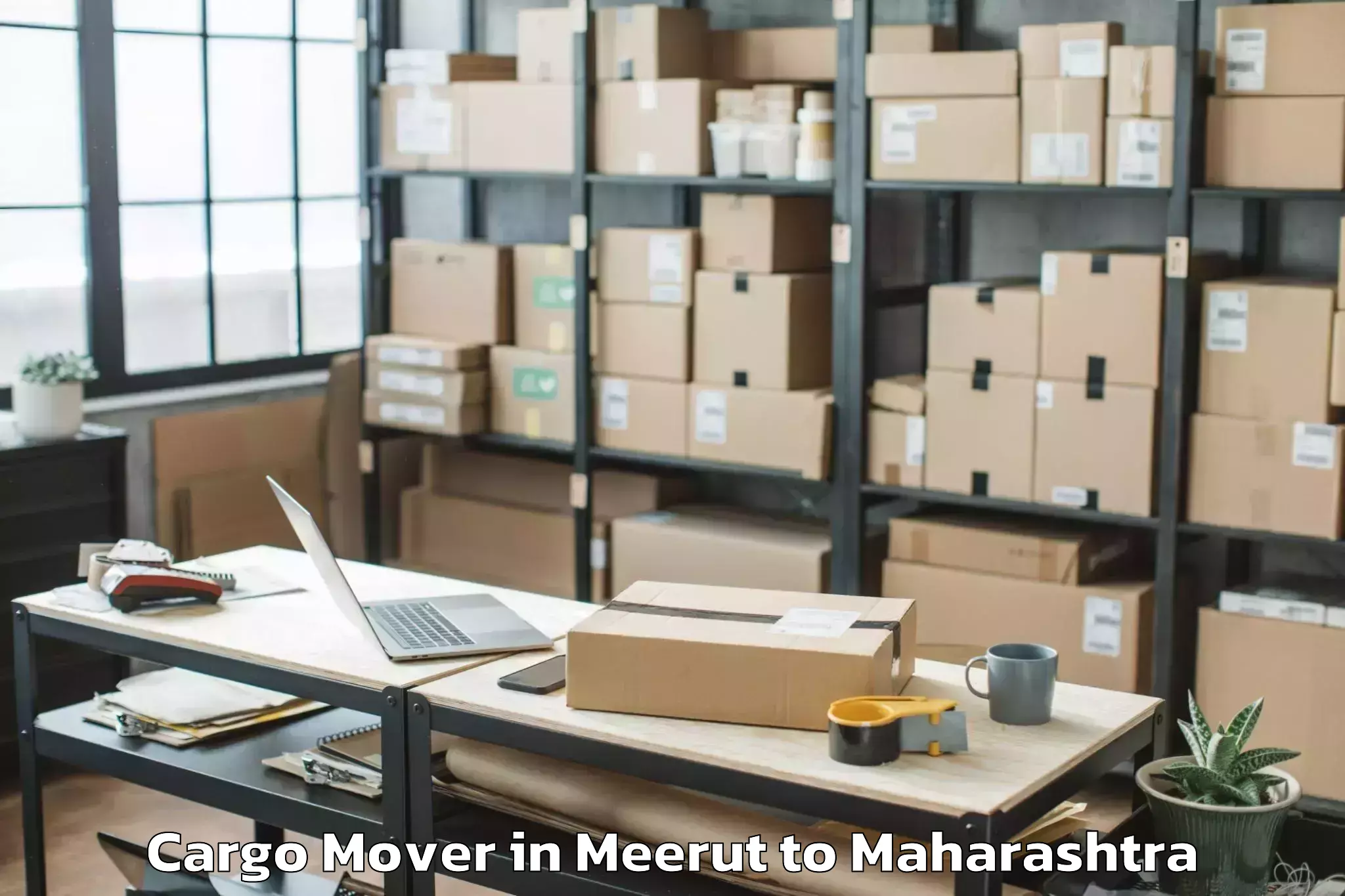 Easy Meerut to Bhamragad Cargo Mover Booking